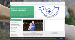 Desktop Screenshot of budapestiallatorvos.hu